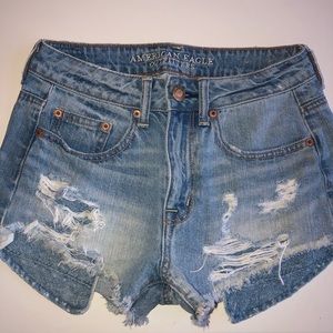 American Eagle Hi-Rise Festival Jean Shorts